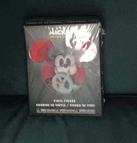 Disney FUNKO 90 Years MICKEY MOUSE STEAMBOAT WILLIE vinyl collectible figure NEW