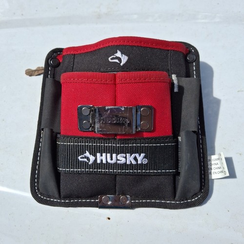 Husky 7 inch 3-Pocket Clip On Tool Belt Pouch - Picture 1 of 5
