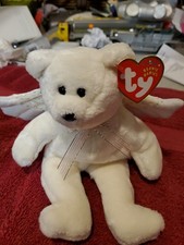 Ty Beanie Baby - HERALD the Angel Bear 8.5 Inch MINT with MINT TAGS