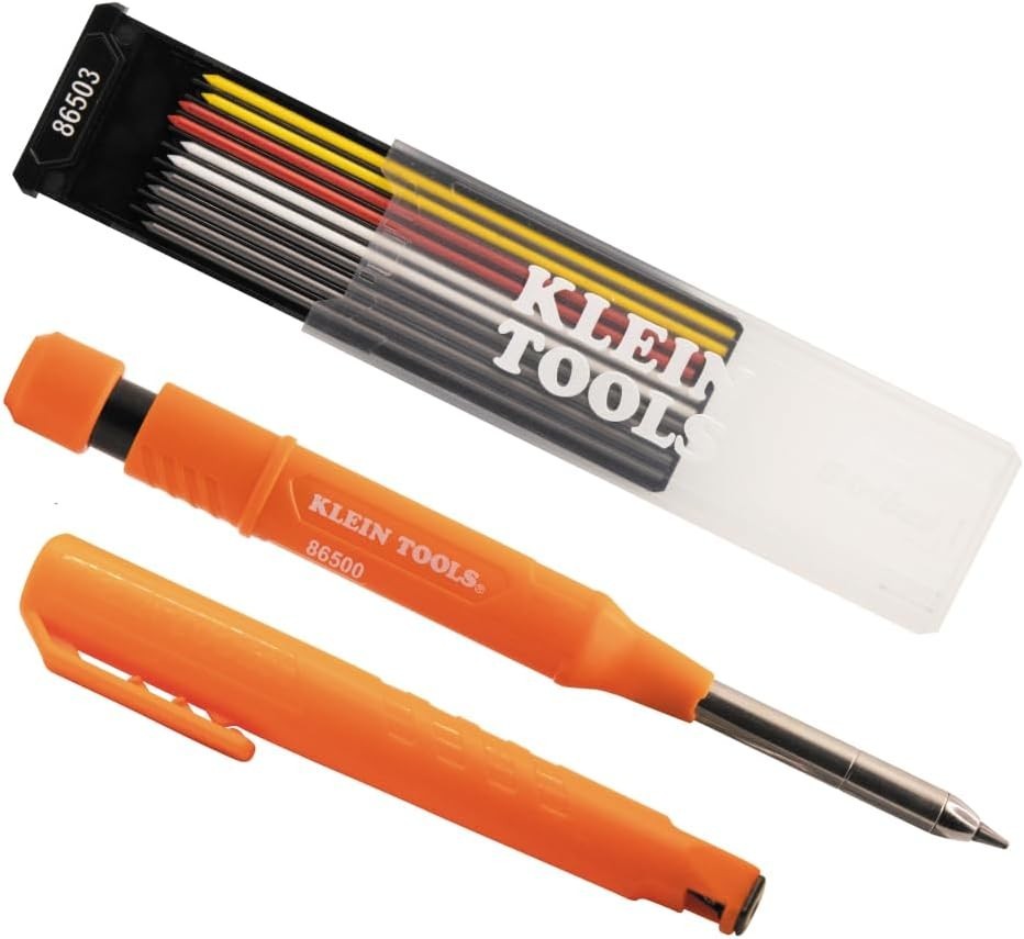 筆記具 KGR Inc. 80189 Skribes 2.8 mm Mechanical Carpenter Pencil with Built-In