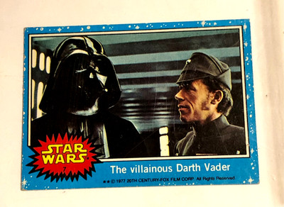 1977 STAR WARS #7 THE VILLAINOUS DARTH VADER EX CON! 50TH ANNIVERSARY