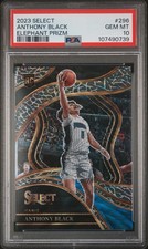 2023-24 Panini Select - Courtside Anthony Black #296 Elephant Prizm Psa 10 Pop 7