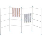 4 Fold Airer Clothes Drying Rack Folding Laundry Horse Holder By Home Discount