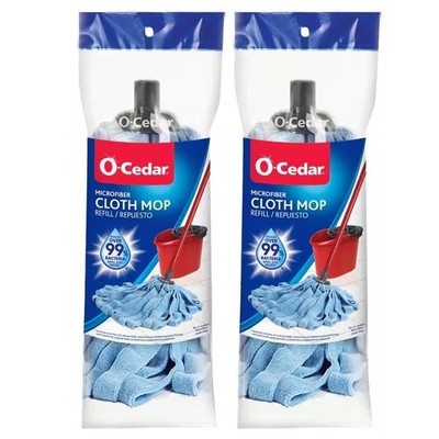 Microfiber Wet Cloth Mop Replacement Mop Head (2-Pack)