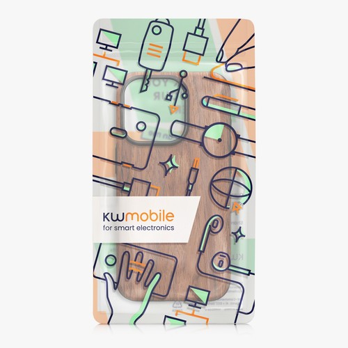 Hülle für Apple iPhone 15 Pro Handyhülle Handy Case Holz Cover Smartphone - Zdjęcie 5 z 6