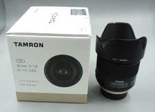 Tamron SP 35mm f/1.8 Di VC USD Lens Nikon F AF-S F012N NIB NOS