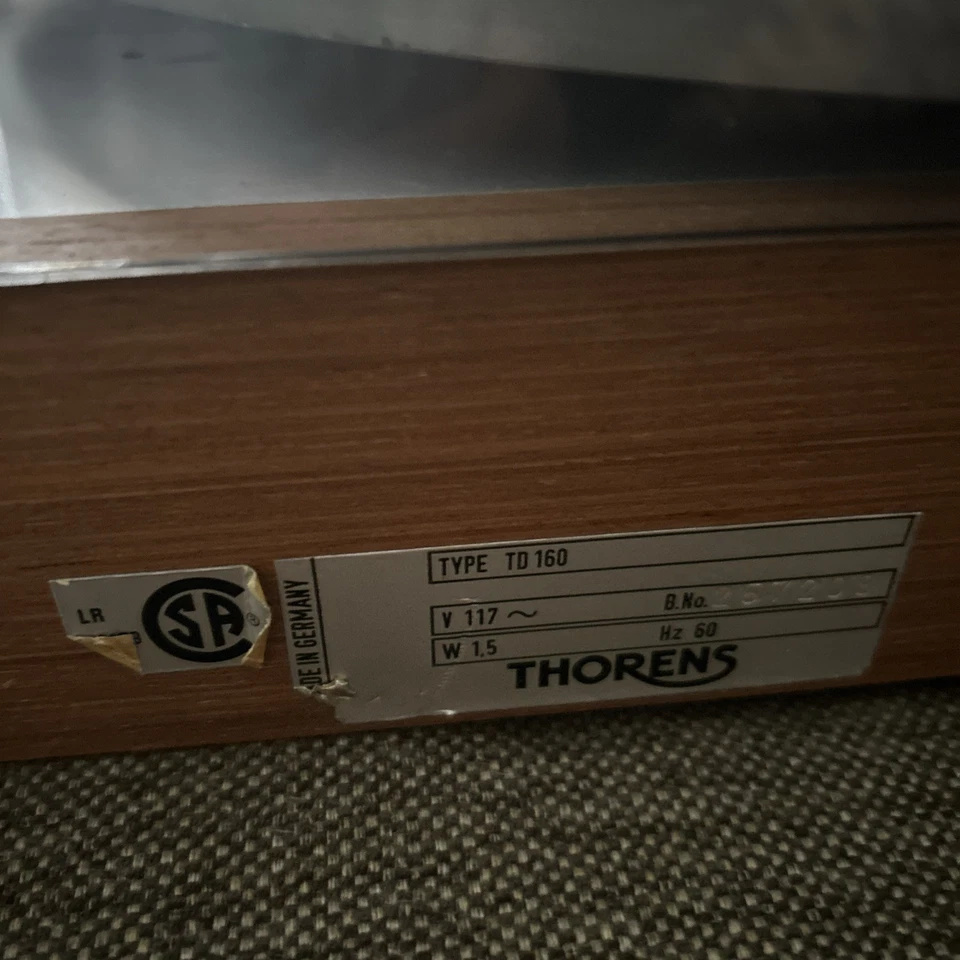 Tocadiscos Thorens TD-160 Foto 4 de 4