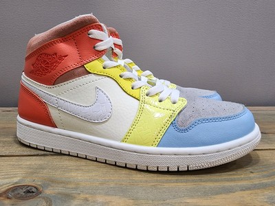 Nike Women's Air Jordan 1 Mid To My First Coach Women's DJ6908-100 Size 8