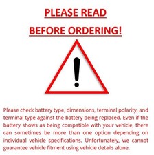 Car Battery YBX3750 Yuasa Genuine Top Quality Guaranteed New