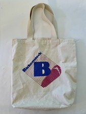 Vintage BIRKENSTOCK Canvas Tote Old Sandal Logo Bag