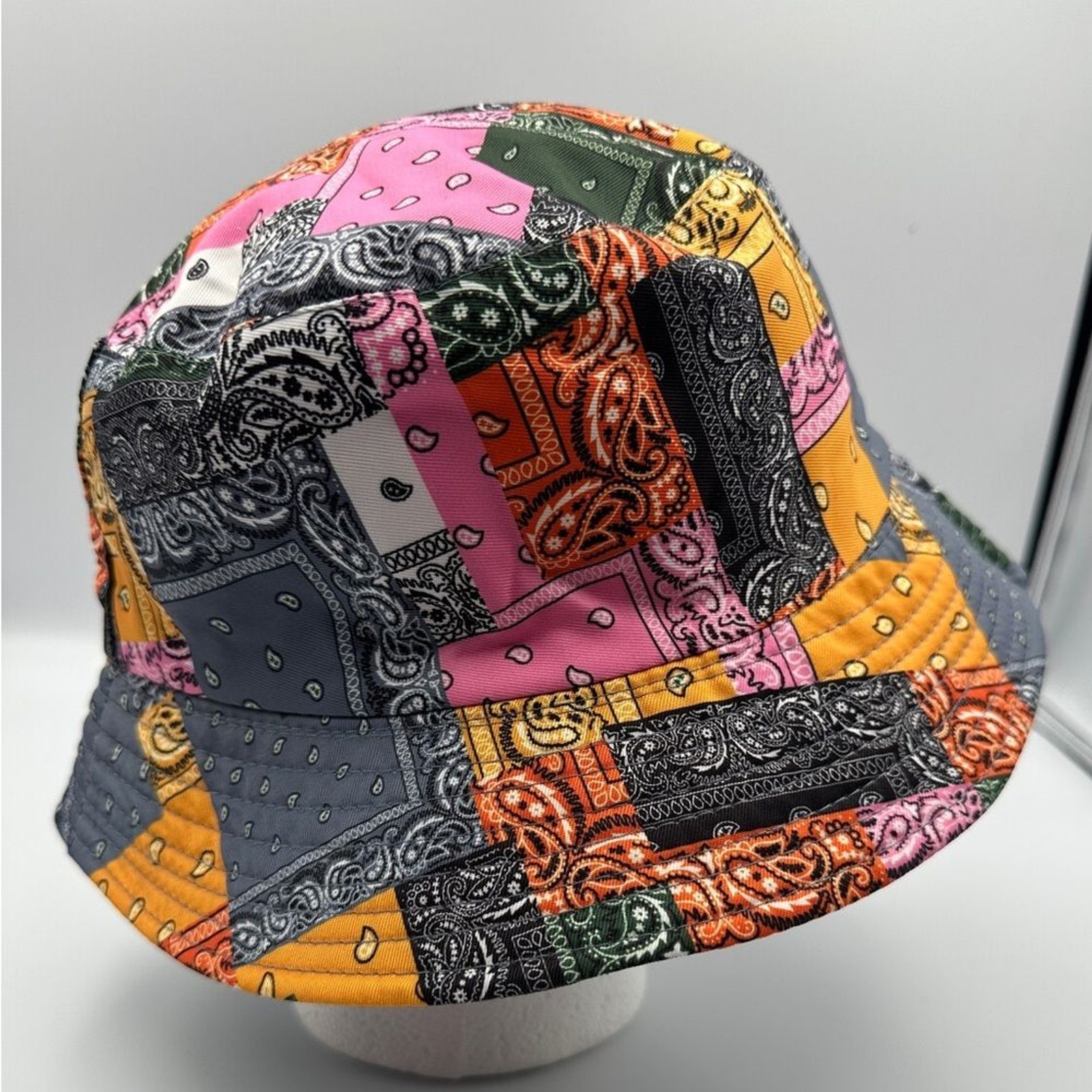 Women’s Multicolor Paisley Patchwork Reversible B… - image 3