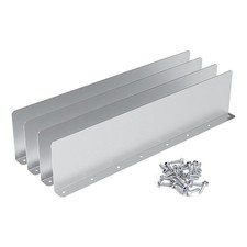 4Pcs Rainwater Valley Gutter Splash Guard For Shingle Roofs Corner J4F89635