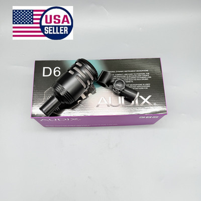 Audix D6 Cardioid Wired Dynamic Microphone NEW