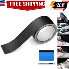 Free Tool Kit Matte Vinyl Tape for Black Out Chrome Delete Window Trim Door T...