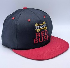 Bushmills Irish Whiskey Red Bush Cap Hat Snapback USA Made Trucker Flatbill VTG