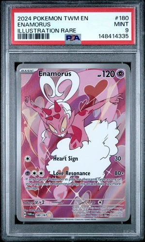 2024 POKEMON TWM EN-TWILIGHT MASQUERADE #180 ENAMORUS ILLUSTRATION RARE