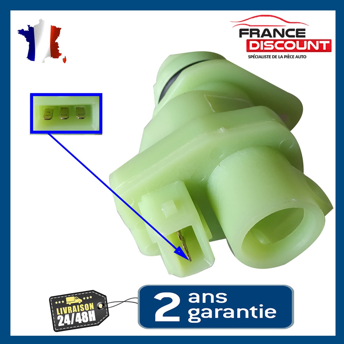 Capteur De Vitesse Partsline Compatible Peugeot, Citroën, Renault - Équivalent 2576083A, 576083A - 11