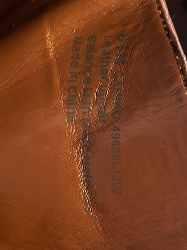 NEW Carlos Santana Camino brown leather Peep Toe Wedge Bootie 8.5M See Pictures - Picture 13 of 15