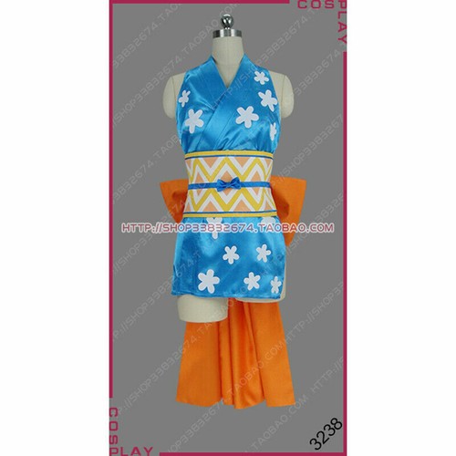 Wano Country Navigator Cat Burglar Nami Dress Cosplay Costume S002 - Picture 1 of 5