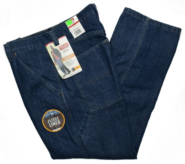 mens wrangler fleece lined jeans