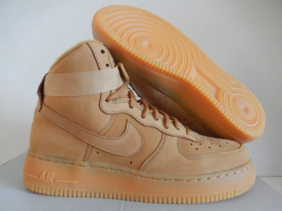 Women's shoes Nike Air Force 1 High LV8 (GS) Flax/ Flax-Outdoor