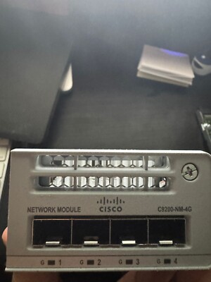USED Cisco Catalyst 9200 Series Network Module C9200-NM-4G