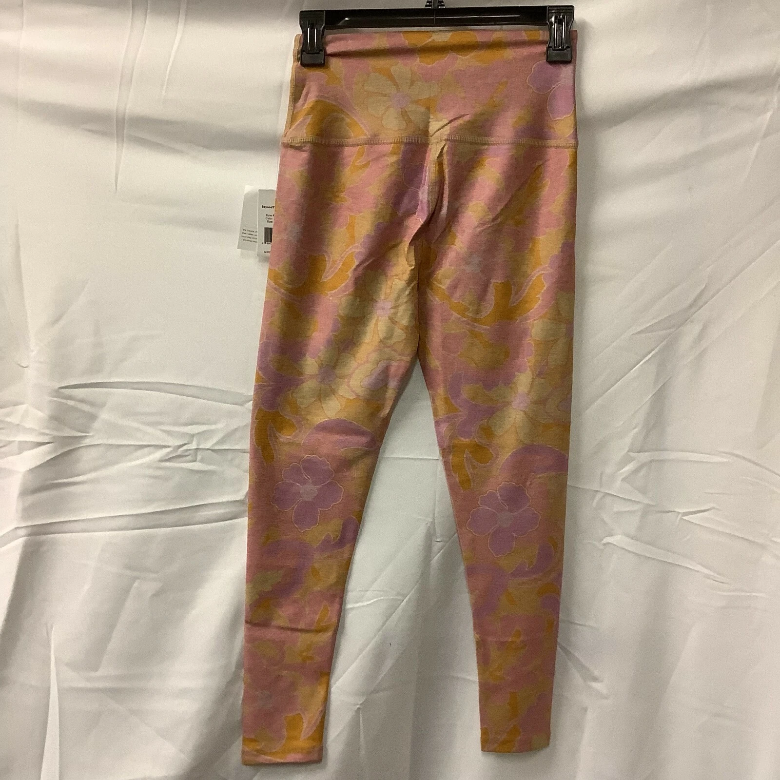 beyond-yoga paisley floral softmark high waisted midi leggings