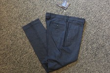 New Michael Kors Men's Slim Fit Wool Flat Front Pants - 34 x 32 - Charcoal