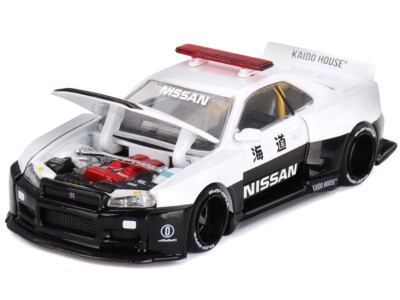 ミニカー MINIGT Nissan Skyline GT-R R34 Police EX ミニカー MINIGT Nissan Skyline GT-R R34 Police EX Mini GT 1:64