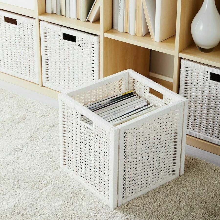 Ikea BRANAS Basket For Kallax 32x34x32cm White