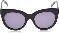 Marciano By Guess GM0760 01C Black Cat Eye Plastic Sunglasses Frame 54-21-140