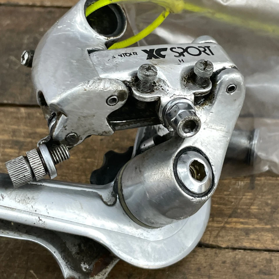 Desviador trasero deportivo vintage Suntour XC Tour MTB Tour jaula larga años 80 montaña A6 Foto 4 de 4