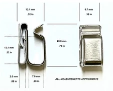 100 each, Nine Fasteners Inc 180-Degree Solar Panel #10 AWG Cable Wire Clips