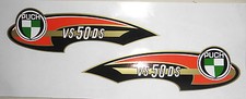 Puch Vs 50 DS Tank Hood Sticker Set Left+Right with Original Puch