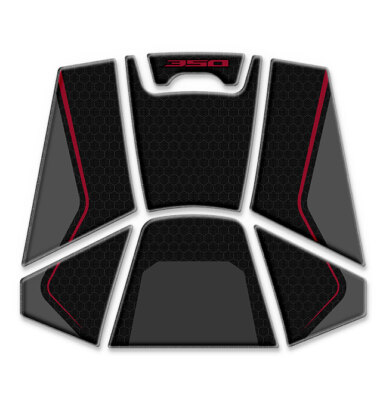 Spoiler Aufkleber unter Schlüssel 3D Resin kompatibel mit Honda ADV 350 ADV-001 R