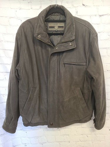 Members Only Mens Suede Jacket Size M 
