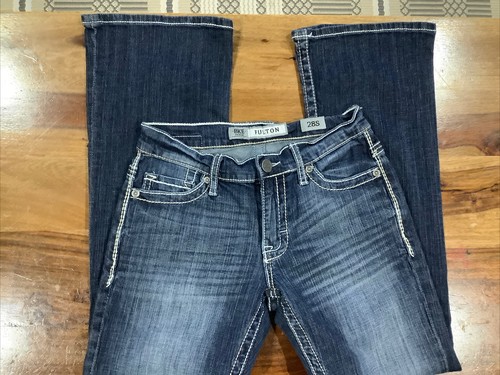28x28 Boot Cut Medium Wash Blue Denim 