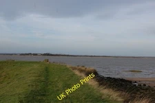 Photo 6x4 Seawall path by Steeple Creek Osea Island Across the estuary is c2015