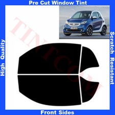 Passgenaue Tönungsfolie Smart Fortwo Coupe 3T 2014-.. Windschutz Seitenscheibe
