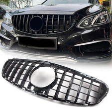 KÜHLERGRILL PANAMERICANA PASSEND FÜR MERCEDES E KLASSE W212 S212 14-16 SCHWARZ