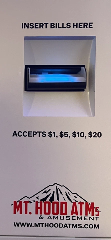 Máquina de cuarto, cambiador de billetes - Acepta $1-$20 - Capacidad 3.000 - Bill2Coin.com Foto 4 de 4