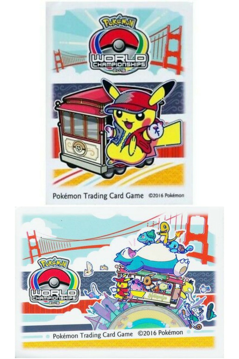 【海外限定！】WCS2016 サンフランシスコ 出場者限定 スリーブ 2x Pokemon Card Game 2016 World Championship San Francisco
