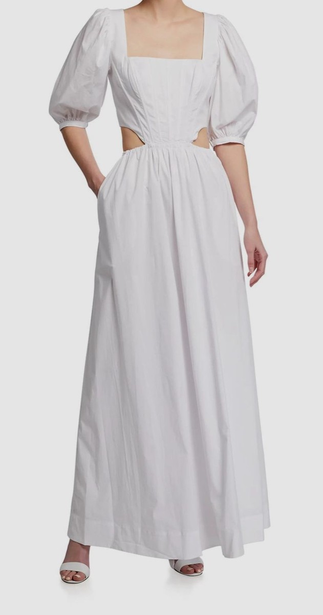 staud white maxi dress Staud, Roselle Dress in White, Size Medium