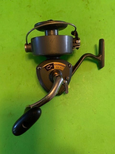 VINTAGE KARMANN NO. 41 SPINNING REEL MADE IN JAPAN WORKS GREAT | eBay VINTAGE KARMANN NO. 41 SPINNING REEL MADE IN JAPAN WORKS GREAT | eBay