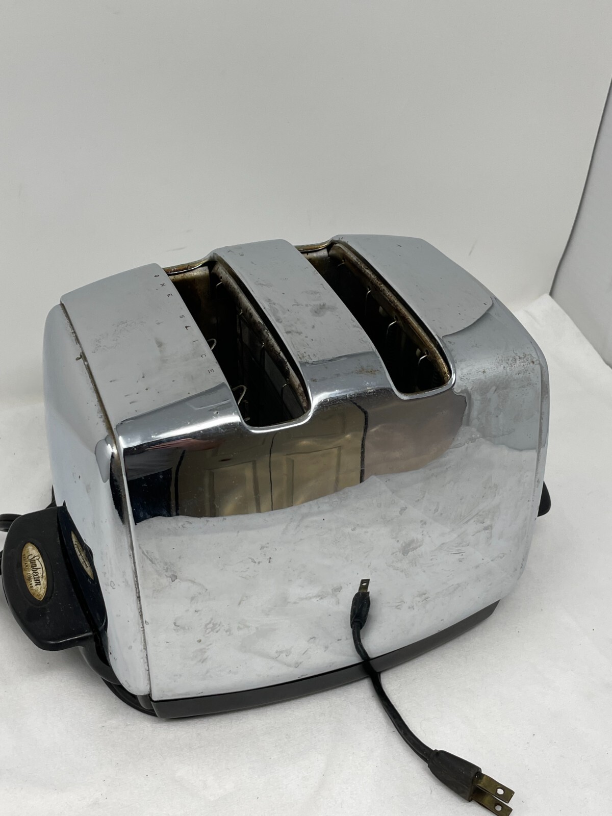 VINTAGE SUNBEAM T351 RADIANT CONTROL CHROME TOASTER USA WORKS eBay