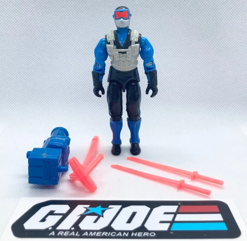 1991 GI Joe ARAH V4 Snake Eyes 98% Complete, High Grade/NM RARE