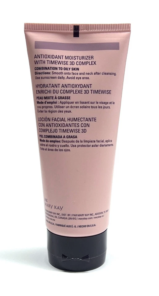 MARY KAY CREMA HIDRATANTE ANTIOXIDANTE CON COMPLEJO 3D TIMEWISE ~ COMBO A ACEITOSA ~ 217391 ~ NUEVA EN CAJA Foto 3 de 4