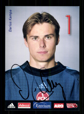 Darius Kampa  Autogrammkarte 1 FC Nürnberg  2002-03  Original Signiert+2