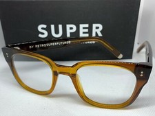 RetroSuperFuture 4CC Numero 8 1/2 Dark Amber Frame OPTICAL NIB