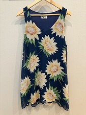 Show Me Your Mumu Women's Sleeveless Floral Mini Dress Medium Sunflower Beachy